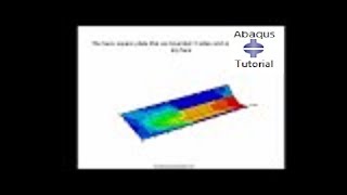 Parametric study in Abaqus Part 1 [upl. by Ecylla]