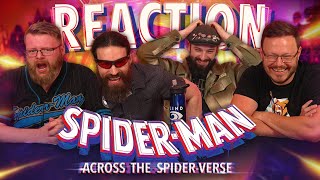 SpiderMan Across The Spiderverse  MOVIE REACTION [upl. by Atiral]