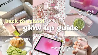 🍵🩰how to glow up for school during summer💌 Pinterest girl back to school glow up guide [upl. by Eneladgam955]