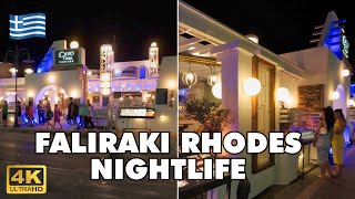 FALIRAKI Nightlife Greece  Rhodes Party Paradise [upl. by Breban]