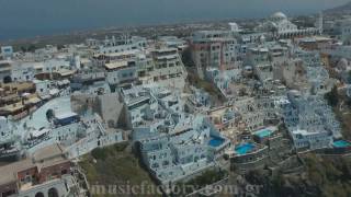 PANORAMA HOTEL SANTORINI AERIAL VIDEO [upl. by Ayana]