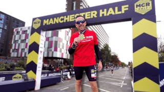 MANCHESTER HALF 2024 My new favourite Half Marathon mcrhalf [upl. by Gunning]