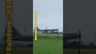 B52 taking off  RAF Fairford militaryaircraft militaryaviation [upl. by Bixby]