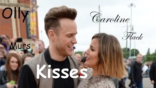 Olly Murs and Caroline Flack Kisses [upl. by Motteo]