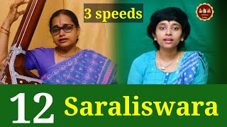 Sarali Varisai  1 to 12 3 Speeds With my Student [upl. by Wilson]