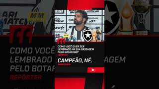 DIEGO COSTA CHEGOU CONFIANTE NA APRESENTAÇÃO DO BOTAFOGO 😏⚽ [upl. by Cindy]