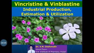 Vincristine amp Vinblastine  Production Estimation and Utilization [upl. by Suivatra320]