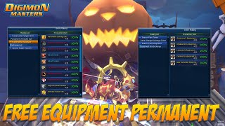 HALLOWEEN EVENT  FREE EQUIPMENT SEASON PASS PERMANENT  OCS amp NCS  DIGIMON MASTERS ONLINE DMO [upl. by Nanreh298]