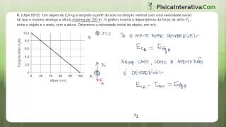 Conservação da energia mecânica  Forças dissipativas 8 [upl. by Heyward]