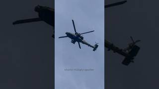 Boeing AH64 Apache RNLAF flyby military spotting helicopter [upl. by Emlyn]