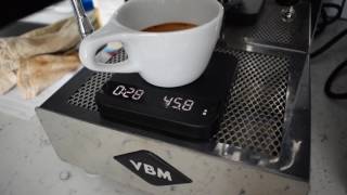 Making a Cappuccino with the Vibiemme Domobar Junior HX Espresso Machine [upl. by Yarazed]