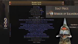 POE Short Guide to Crafting a 300 Div1 Mirror ShaperElder Dagger Using Recombinators [upl. by Lolita102]