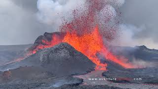 ÉRUPTION VOLCANIQUE DE GELDINGADALIR  ISLANDE 2021 [upl. by Adieno733]