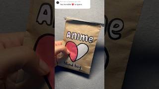 Anime blind bag blindbag papercraft anime diy shorts [upl. by Yar]