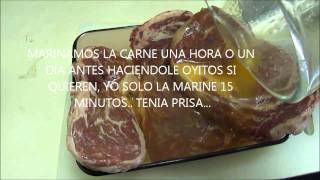 MARINADO PARA CARNE A MI ESTILO angycrisjavi [upl. by Ilatfen]