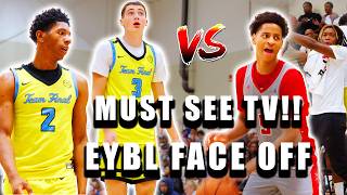 Kiyan Anthony and Jake West Face Off at EYBL Team Final vs Team Melo Nike Peach Jam [upl. by Sekyere973]