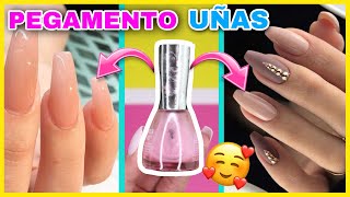 COMO HACER PEGAMENTO DE UÑAS CASERO  HAZ PEGAMENTO PARA UÑAS EN CASA  NatyGloss [upl. by Ettelrac]