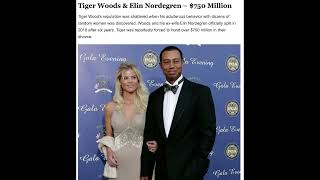 quotTiger Woods amp Elin Nordegren Unveiling their 750 Million Divorce Settlementquot [upl. by Zat894]