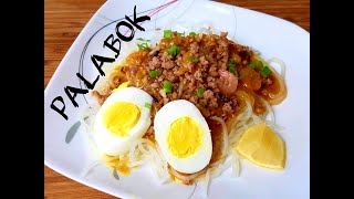 Easy Palabok Recipe  How to cook Palabok  Filipino Taste [upl. by Ytirev]