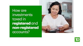 How are investments taxed in registered and nonregistered accounts [upl. by Nahsrad845]