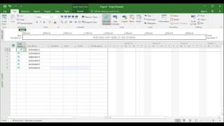 Calendario manual y automatico en Microsoft Project 2016 [upl. by Minoru]