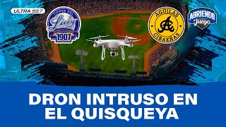 Un Dron desconocido apareció en el juego de Águilas y Licey [upl. by Mosby78]