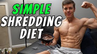 SIMPLE SHREDDING DIET  2000 Calories [upl. by Clymer]