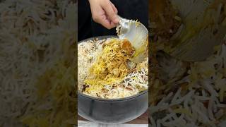 Chicken Biryani ASMR Cooking  shorts food cooking asmr streetfood biryani indianasmrworld [upl. by Eruza]