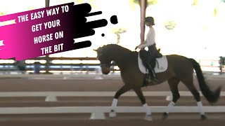 Dressage Exercise The EASY Way To Get Your Horse On The Bit [upl. by Lombard]