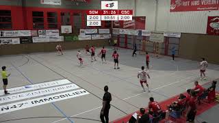 NLB SG WädenswilHorgen  CS Chênois Genève Handball [upl. by Ynhoj]