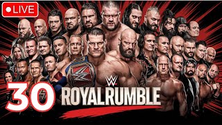 30 Men’s Royal Rumble Match WWE Royal Rumble 2024 [upl. by Fair116]