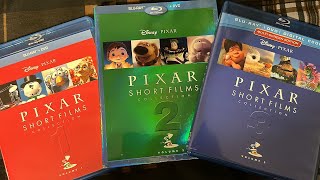 DisneyPixar Short Films Collection Volumes 13 Bluray Overviews [upl. by Werdnaed]