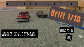 DRIFT Rc 110  Session avec nouvelle angle de vue  RC Liberté11  MST RMX Corvette 1967Ford F150 [upl. by Llehcnom726]