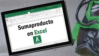 La función sumaproducto en Excel y promedios ponderados [upl. by Yrrap]