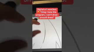 EASIEST Digital Art HACK for smoother lines [upl. by Alcus684]