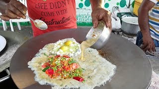 Bombay Omelette Curry  Amul Butter Egg Recipe  Street Food Surat  Mouth Watering Street Food [upl. by Nikolos]