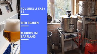 Polsinelli Easy 50  Brauvorgang  Maibock im Saarland [upl. by Odranoel]