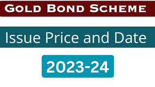 Sovereign gold bondSGB scheme 202324 dates and issue price june  Online Gold investment [upl. by Theran]