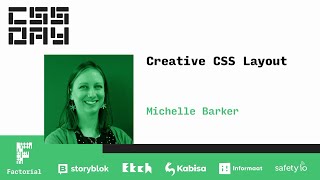 Creative CSS Layout  Michelle Barker  CSS Day 2022 [upl. by Kattie]