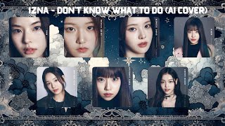 izna  Dont Know What To Do by Blackpink AI Cover [upl. by Lovich]