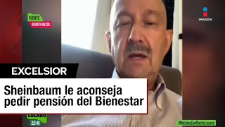 Reaparece Carlos Salinas y se queja de retiro de pensión Sheinbaum le responde [upl. by Scoles]