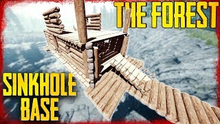 FLOATING SINKHOLE BASE  S5 EP51  The Forest [upl. by Hannahc]