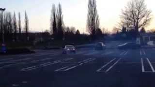 BMW E36 320i Drift part 1 [upl. by Ycak]