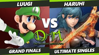 DAT MM 337 GRAND FINALS  Luugi Luigi Vs Haruhi Byleth Min Min Smash Ultimate  SSBU [upl. by Neerod]