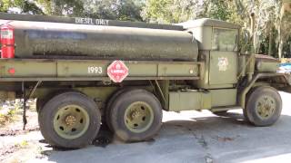 110 Video 1 of Military Fuel Truck for Auction [upl. by Nedyarb]