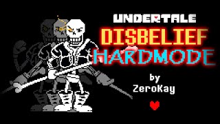 DISBELIEF HARDMODE Disbelief Papyrus Hardmode Undertale [upl. by Atilrep]