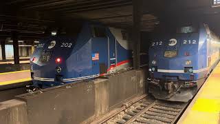 Railfanning At Maplewood Grand Central amp Penn Station New York 5424 Ft NJT 4640 Retro Disco [upl. by Barty]