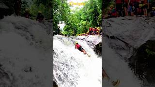 Outbound Training at Borderlands Kitulgala waterslide sliding [upl. by Ansev]