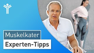 Muskelkater loswerden ExpertenTipps gegen Muskelkater von Dr Stefan Preis [upl. by Anicart253]