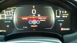 2013 Cadillac XTS CUE Systems Configurable Instrument Panel Display [upl. by Guyon]